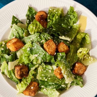 Caesar Salad With Small Fries