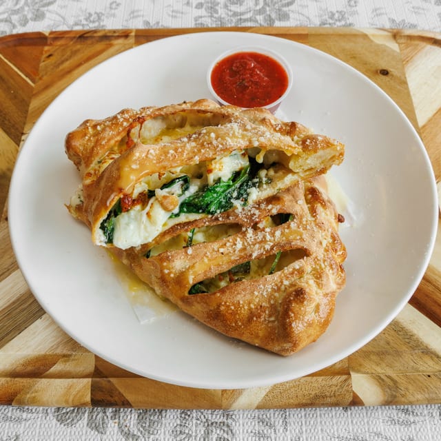 Spinach Calzone.
