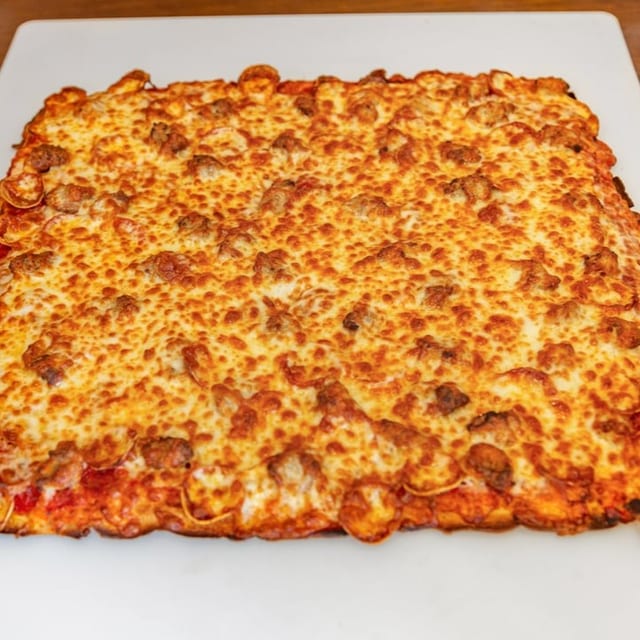 Sicilian Cheese Pizza (Large 14'' (8 Cuts) ).
