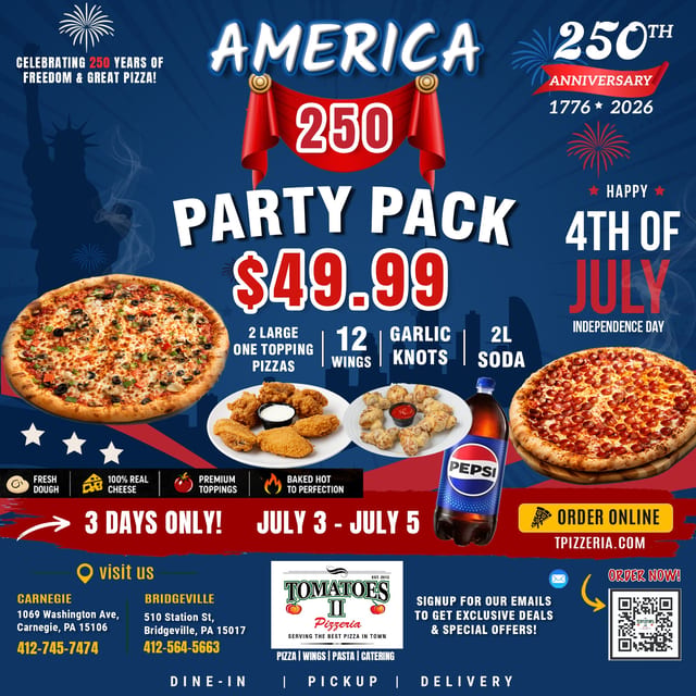 🇺🇸 AMERICA 250 PARTY PACK 🇺🇸.