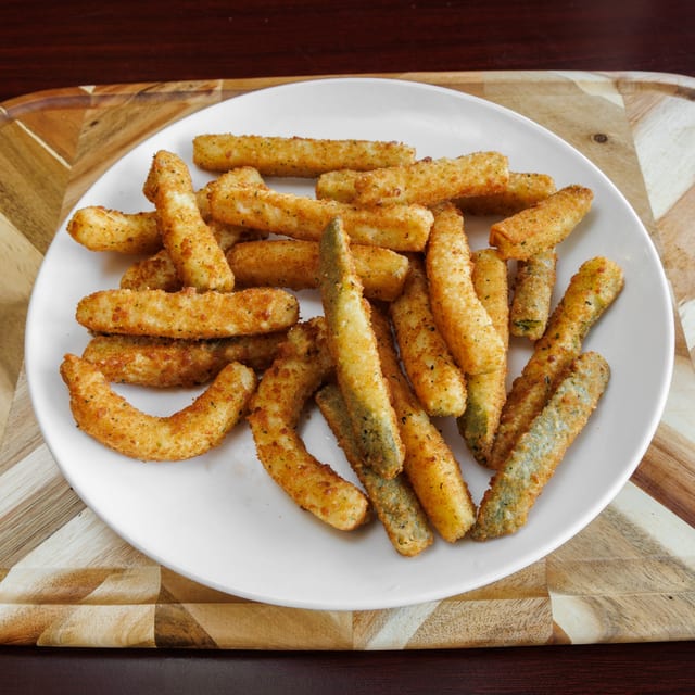 Breaded Zucchini.