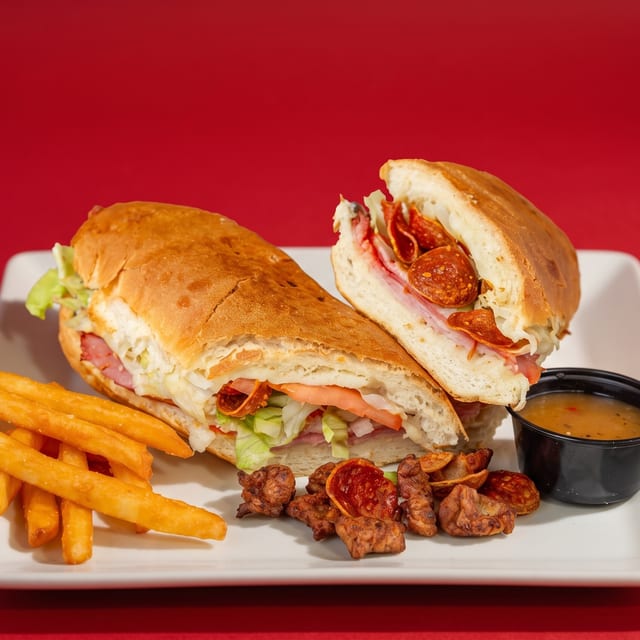 Italian Deluxe Hoagie.
