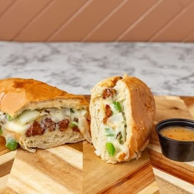 Steak Deluxe Hoagie.