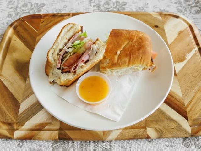 Ham & Cheese Deluxe Hoagie.