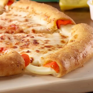 Pepperoni-Stuffed Crust Cheese Pizza