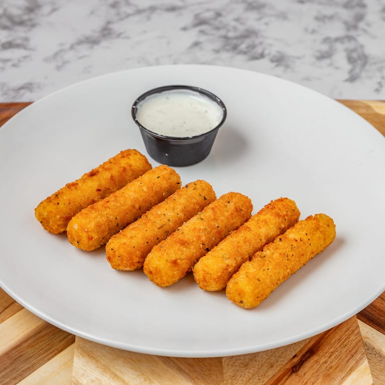 Savor our mozzarella sticks
